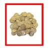 100 Pcs Plastic Gold Coins - Mega Novelty Pack - St. Patricks Coin Great For Kids, Toddlers, Games, Teachers