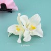 Framendino, 5 Pack Artificial Flower Hair Clips Hawaiian Amapola Flower Orchid Hair Barrettes Clips