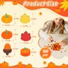 JUNEBRUSHS Fall Mini Erasers, 150Pcs Cute Thanksgiving Erasers Mini Erasers for Kids Bulk Maple Leaf Novelty Pencil Erasers Stationery for Student Classroom Prizes Homework Rewards Gifts Party Favors