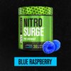 Jacked Factory NITROSURGE Pre Workout Supplement - Energy Booster, Instant Strength Gains, Clear Focus & Intense Pumps - NO Booster & Powerful Preworkout Energy Powder - 30 Servings, Blue Raspberry
