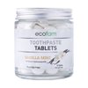 EcoFam Vanilla Mint Chewable Xylitol Toothpaste Tablets - 90 Count, Fluoride-Free, SLS-Free, Vegan-Friendly, Made in USA