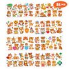 86PCS Tiger Temporary Tattoos Birthday Party Decorations Supplies Favors Decor Themed Jungle Animal Stickers Cute Gifts for Kids Girls Boys Classroom Prizes Rewards