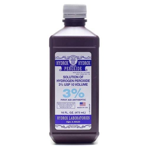 Hydrox Hydrogen Peroxide 3% USP 16oz