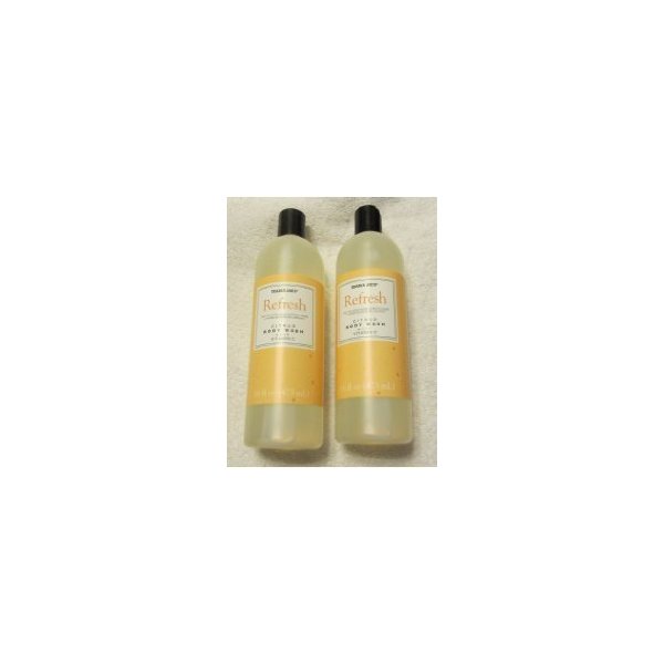 Trader Joe's Refresh Citrus Body Wash with Vitamin C - Cruelty Free (Two 16 Fl Oz Bottles)