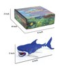10 Pack Shark Toys,8" Soft and Stretchy Realistic Shark Toy Set,Floating Bathtub Toys and Birthday Party Favors for Boys Girls Kids