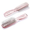 MR.GREEN Hair Brush Crystal Scalp Massage Combs Volumizing Hair Styling Fine Tooth Detangling Tool For Long Wet Dry Hair Women Gift (Pink, Small)