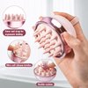 2-in-1 Scalp Massager Shampoo Brush, Scalp Scrubber for Hair Growth & Dandruff Removal, Hair Scrubber with Soft Silicone Bristles, Wet Dry Scalp Exfoliator for Scalp Care (Pink)