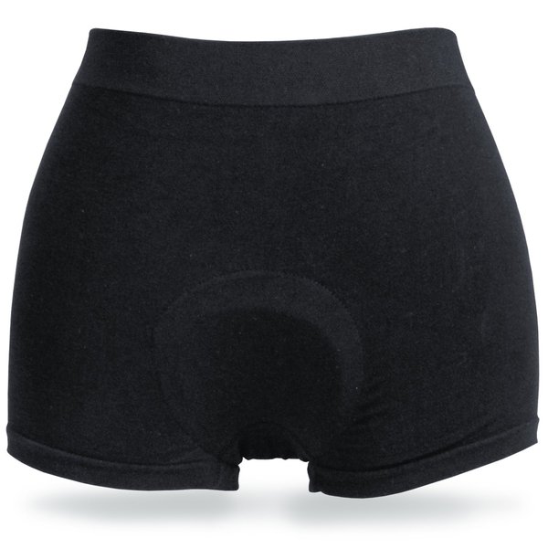 Incontinence Underwear Womens Active Brief (Black) with Super-Absorbent (14 Oz) White Bamboo Charcoal Pad. (Medium)