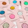 HUDABABY Glitter Eyeshadow Palette for Women - Sparkle and Shine with Sequin Infused Shades (6 Colors-B)