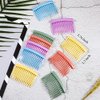 Plastic Hair Side Combs Cute Hair Comb Claws Colorful Hair Comb Clips Wide Teeth Hair Slide Comb Kawaii Hair Accessories for Women Girls C 10 Pcs