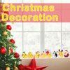 Sratte 16 Pcs Christmas Rubber Duckies Toys Bulk, Fancy Novelty Christmas Ducks Party Decorations for Classroom Prizes Ducky Birthday Gift Xmas Winter Holiday Party Favors Bag Fillers (Simple Style)