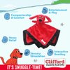 Clifford® Lil' Napper 9.5" Plush Dog Toy for Puppies | Soft, Cuddly Puppy Toys to Keep Them Busy | Squeaker, Crinkles, Cozy and Durable