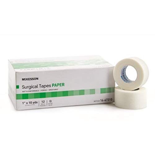 Medical Tape Medi-Pak Performance Plus Paper 1 Inch X 10 Yard NonSterile