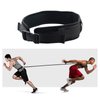 LOOEEL Adjustable Waist Belt Soft Neoprene Padded Belt with 2 Movable Rings for Cable Machines Fitness Exercise Speed Agility Resistance Training