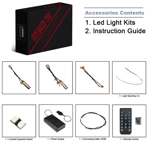 BrickBling LED Lighting Kit Compatible with Lego Viking Village Building Set, Remote Control Lights Compatible with Lego 21343-Lights Only, No Model