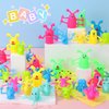 40 PCS Finger Puppets Toys Cute Monster Soft Rubber Stretchy Toys for Role Playing Birthday Kids Party Favors Fidget Doll, 9 Random Styles