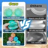 【6 Pack】WABALLO Reusable Water Balloons Fast Refillable for Kids Outdoor Activities, Magnetic latex-free Kids Pool Beach Bath Toys, Self-Sealing Water Bomb Quick Fill for Summer Party