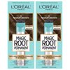 L'Oreal Paris Magic Root Permanent Hair Color, 10 Minute Hair Dye Kit to Rescue Roots with 100% Gray Hair Coverage, 5 Medium Brown, 2 Pack (Packaging May Vary)