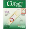 Curad Regular Size Adhesive Bandages, Sheer, 80-Count Boxes (Pack of 6)