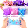 3 Pack Clear Slime, Crystal Slimes, Includes Cute Slime Charms, Scented Slime Kit Party Favors for Girls Boys, Super Soft Slime Bulk Toys for Kids