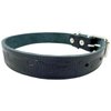 Dogs My Love Tooled Genuine Leather Dog Collar Black Medium. Fits 13"-17" Neck