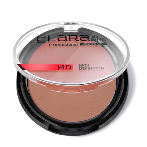 Claraline Powder Blusher, Paraben-Free, Pressed Powder, Natural Color Varieties, Lightweight, Halal Certified, Easy to Apply, Makeup Gift for Girls & Women, 75 Soft Coral