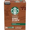 Starbucks Decaf Coffee K-Cup Pods, Pike Place, 24 CT (Pack of 2)