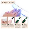 VENALISA Green Gel Nail Polish 1 Pcs Emerald Green Dark Green Color Gel Polish Soak Off UV Gel DIY at Home Manicure Salon Nail Art For Girls Women
