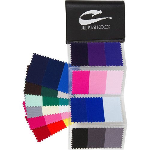 Supreme Swatch Book for Dark Brown, Black, Salt & Pepper and Silver Hair Color. Your Perfect Colors - For Men & Women - Look Younger + Thinner With Colors! By Jill Kirsh Color, Hollywood's Guru of Hue