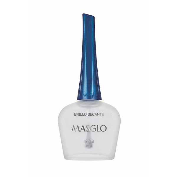 MASGLO Nail Top Coat Brillo Secante, 0.5 Fl. Oz.