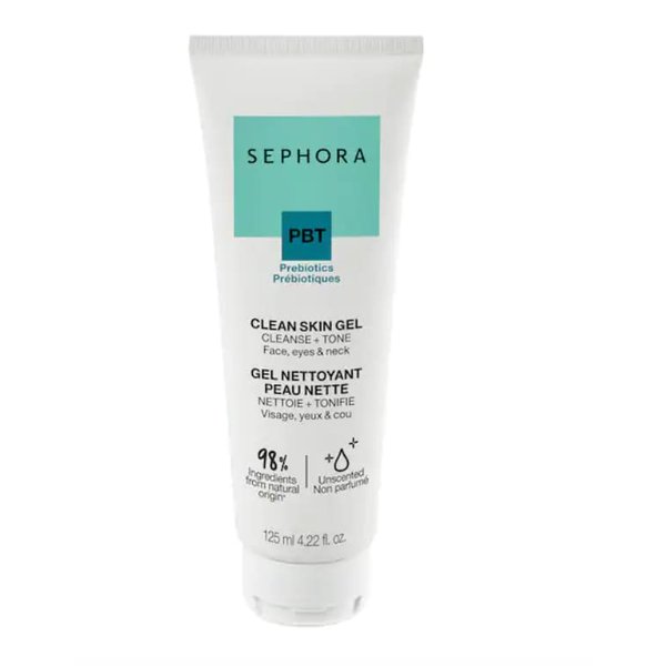 SEPHORA COLLECTION Clean Skin Gel Cleanser with Prebiotics 4.22 oz/ 125 mL