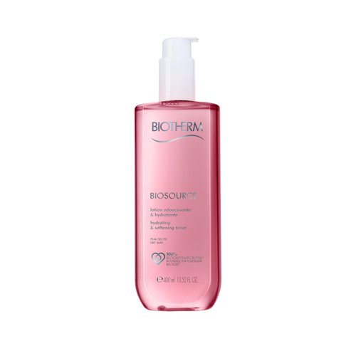 Biotherm Biosource Hydrating & Softening Toner for Dry Skin with Biotech Plankton, Cleanses, Exfoliates & Softens Dry Skin, Anti-Pollution Toner, 6.76 Fl. Oz.