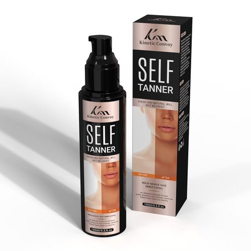 Kinetic Convoy Self Tanner Tanning Lotion-Nice smell,Natural & Organic Ingredients Clear Self Tan - Sunless Tanning Lotion Best Sellers for Face,Body,and Legs. Moisturizer for Fair to Medium Skin