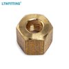 LTWFITTING 1/4-Inch Brass Compression Nut,Brass Compression Fitting(Pack of 25)