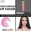 Gerard Cosmetics Color Your Smile Lip Gloss Fiji | Super Pigmented Bright Pink Lip Gloss with LED Light and Mirror | Shiny Finish | Hydrating Liquid Lip Color | Cruelty Free and Made in USA