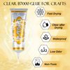 B7000 Rhinestone Jewelry Glue Clear, B-7000 Glue 3.7 fl oz Upgrade Multi-Function Adhesive Super Glue with Cap & Precision Tip for Repair, Small Hobby Models, Metal Stone Crafts, Fabric, Shoes(110ML)