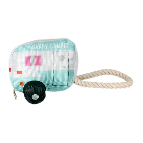Territory Fun Squeaker Plush Tug Toy for Dogs, Camper Van