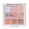 GHFCZOO Rose Gold Dark Brown Colorful neutral Eyeshadow Palette Makeup,9Color Matte Shimmer Natural Smokey Eye Eyeshadow palettes Highly Pigmented Neutral Long Lasting Waterproof (12#)
