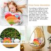 zxmbeddings 17.7"X13.8"Heart Pillow Stuffed Rainbow Heart Shaped Throw Pillow Plush Toy Gifts