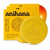 ANIHANA Feel-Good Soap 3 Pack with Coconut Oil and Shea Butter Gentle Cleansing Paraben Free Cruelty Free Refreshing Mango Passion Scent 4.2 oz each