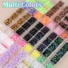 Resin Jelly Rhinestones for Crafting with B7000 Jewelry Glue, 2 Boxes Gold Flatback Crystals with 2Pcs 10ml Glue, Bedazzling Non Hotfix Gems for DIY Tumblers Clothing Shoes Manicure