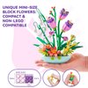 ChunBrommiSam Mini Bricks Bouquet Flower Building Set, Build A Flower Building Blocks Kit 632 Pcs for Adults Toy, Cute Botanical Collection Gift for Girls (Not Compatible with Lego Set