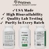 PRISTINE'S L Lysine 1000MG 60 Day Supply - Lip & Gum Health Essential Amino Acid & Immunity Support Supplement - Optimal Muscle & Tissue Support - Collagen Production - Vegan - Gluten Free