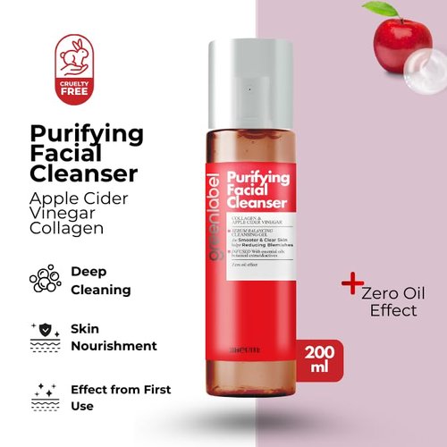 Purifying Facial Cleanser - Apple Cider Vinegar & Collagen Extract Purifying Facial Cleanser 200 ml