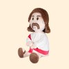 SuzziPals Microwavable & Coolable Jesus Plush Doll, Microwave Heating Pads Stuffed Animal for Cramps & Pain, Jesus Plushie Lavender Heated Stuffed Animals, Jesus Plushies Christian Gifts for Kid
