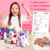 Paint Your Own Unicorn Lamp Kit 2pcs,DIY Unicorn Crafts Night Light, Arts & Crafts for Kids Ages 8-12, Painting Kit for Girls Boys Age 4 5 6 7 8+, Art Supplies Creative Gift for Birthday, Party