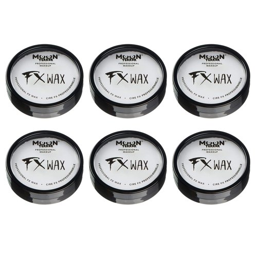 Pro FX Scar Modelling Wax by Moon Terror - 0.70oz x6 - SFX Make up, Fake Scars, Skin Modelling, Special Effects Make up
