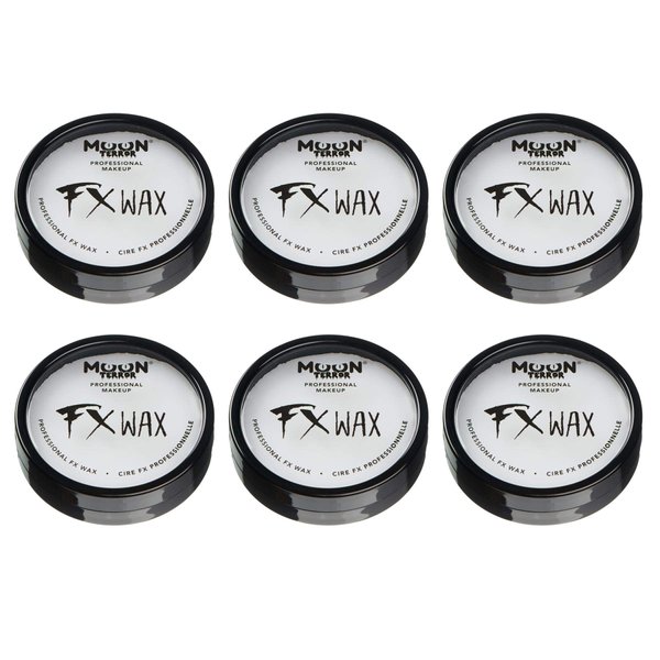 Pro FX Scar Modelling Wax by Moon Terror - 0.70oz x6 - SFX Make up, Fake Scars, Skin Modelling, Special Effects Make up