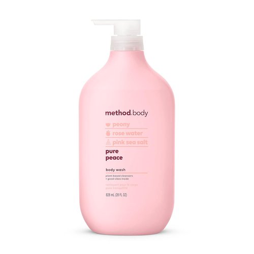 Method Body Wash, Pure Peace, Paraben and Phthalate Free, Biodegradable Formula, 28 oz (Pack of 1)