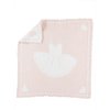 Barefoot Dreams CozyChic Scalloped Receiving Blanket - Pink & Tutu,30" x 32"
